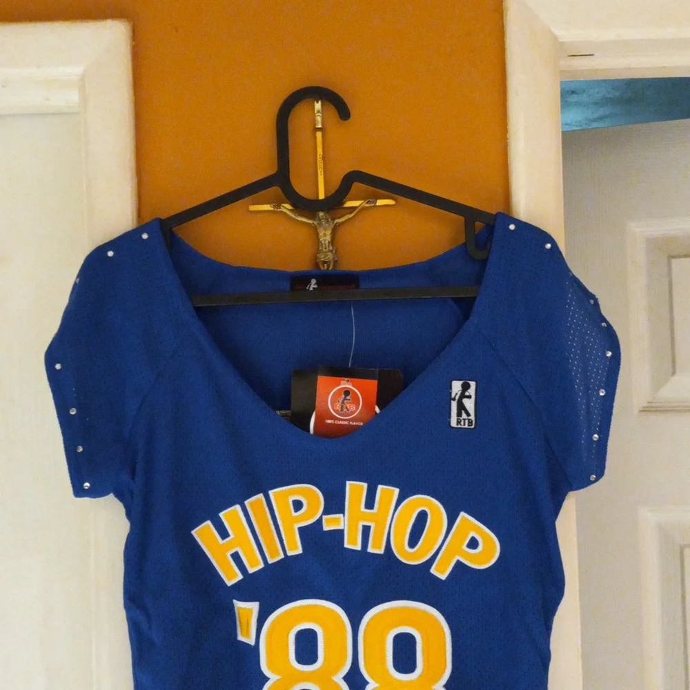 Rap Throwbacks Vol.1 Hip Hop '88 Womens 80's Style Jersey- MC Lyte. - Picture 4 of 8